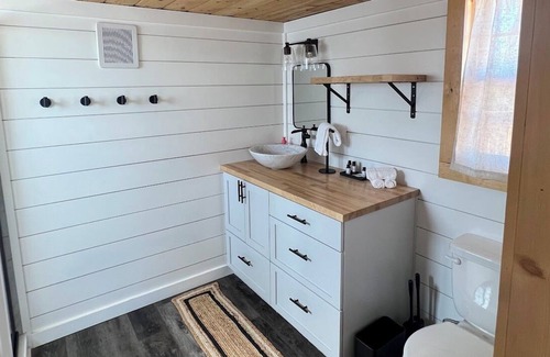 Fair Play Cottage | Experience Vineyard Bliss in our Charming Tiny Home with a Lofted Bedroom