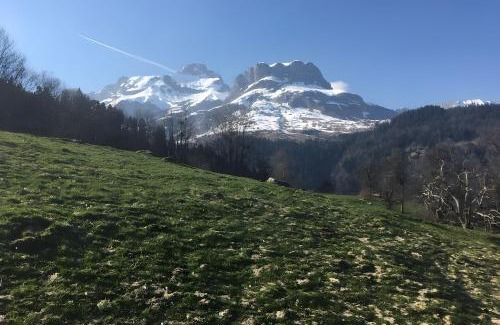 Cordon Ski Chalet | Face au Mont Blanc, plein sud