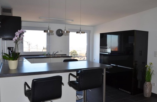 Neustadt-Hambach Apartment | Ferienwohnung im Seminargarten - Appartement/fewo, Dusche und Bad, WC, Nichtraucher