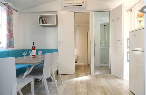 Gralaoni-Pralesi-Cisano House | Feriendorf Cisano Mobilehome Turchese für 7 Personen