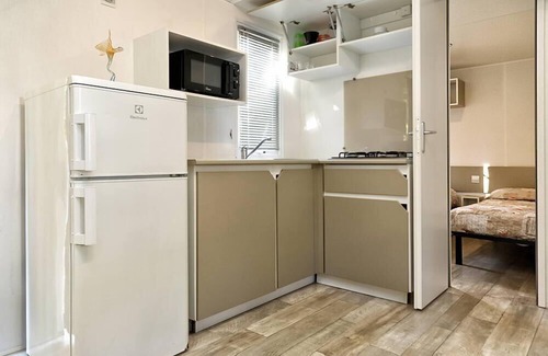 Gralaoni-Pralesi-Cisano House | Feriendorf Cisano Mobilehome Turchese für 7 Personen