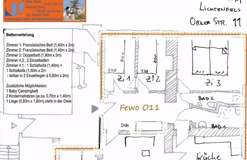 Sachsenberg Apartment | Ferienwohnung/app. für 12 Gäste mit 125m² in Lichtenfels