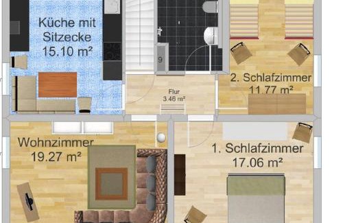 Hohegeiß Apartment | Ferienwohnung Schneemann