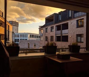 Nordhorn Apartment | FeWo Am Citybogen Aufzug & Loggia