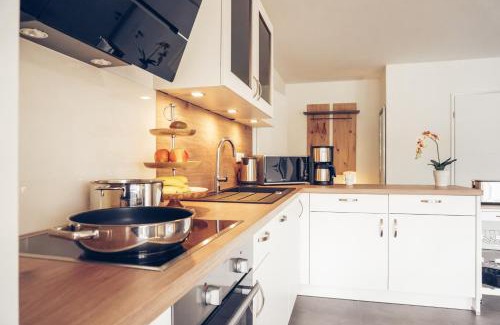 Schwanewede Apartment | FEWO Morgenröte - Weserblick -Harriersand
