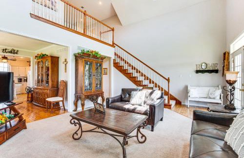 Warrensburg House | Fire Pit and Gazebo Rural Warrensburg Getaway!
