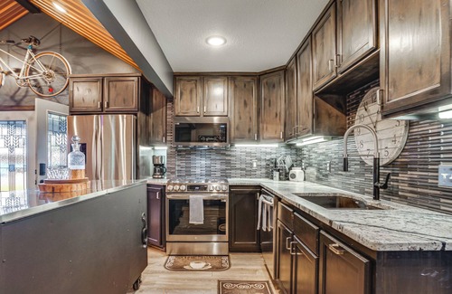 Zimmerman Cabin | Fire Pit + Dock: Lakefront Cabin in Zimmerman!