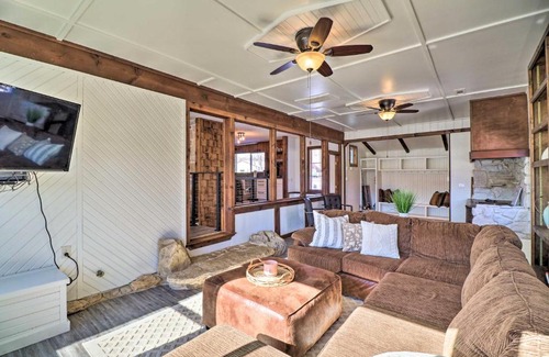 Cotter House | Fish House with Deck, Fire Pit and River Views