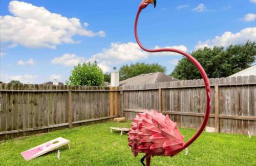 Barker House | Flamingo Pool Oasis with Covered Patio, BBQ, 4 BR