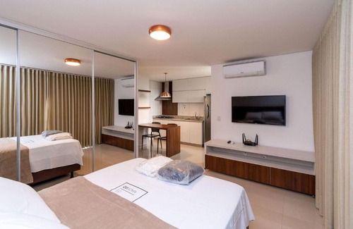 Setor Bueno Apartment | Flat acolhedor no Setor Bueno - Edifício The Expression - WI-fi - Garagem - TH1606