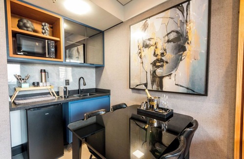 Alphaville Industrial Apartment | Flat com lazer, Wi-Fi e ótima localização