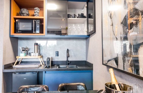 Alphaville Industrial Apartment | Flat com lazer, Wi-Fi e ótima localização