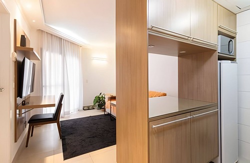 Boqueirao Apartment | Flat com piscina vista-mar em Santos