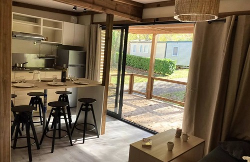 Vicdessos Ski Chalet | Flower Camping LA BEXANELLE * - Standard chalet 25m2 - 2 bedrooms + covered terrace 5 people