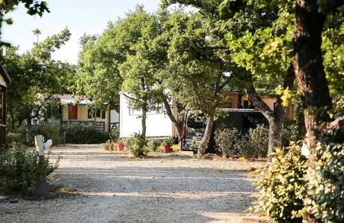Banon House | Flower Camping le Epi Bleu * - Mobile home Comfort 26m2 (2 bedrooms) + covered terrace 10m2 4 people
