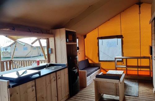 Bant RV Rental | Forest-edge Glamping Tent