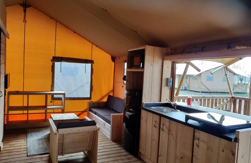 Bant RV Rental | Forest-edge Glamping Tent