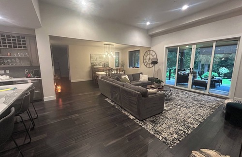 Issaquah House | Forest house with hot tub, fire pit and heated deck. Sleeps 8+