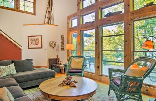 Pentwater House | Forested Pentwater Vacation Rental - Walk to Beach