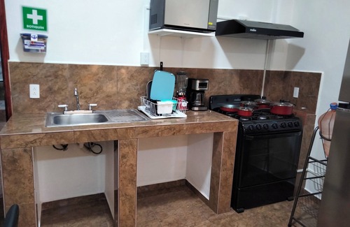 San Martin de las Piramides Apartment | Furnished apartment 5 minutes from the Archaeological Zone,