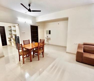 Madhapur Apartment | Fully Furnished 2BHK Family Stay with Kitchen & Balcony