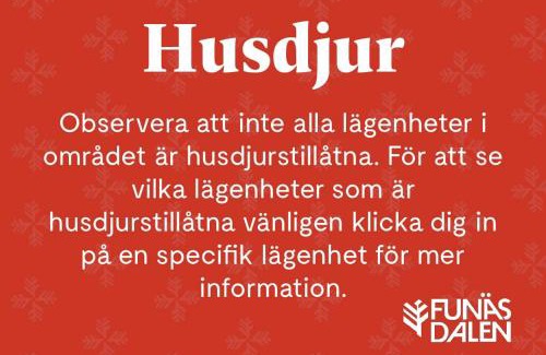 Funasdalen Apartment | Funäsdalsporten Röda Husen Funäsdalen
