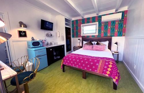 Solvang Apartment | Fun Retro Space Steps From Windmill