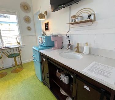 Solvang Apartment | Fun Retro Space Steps From Windmill