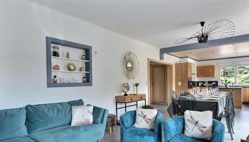 Fresse-sur-Moselle House | Gîte Les Libellules - 12 personnes - 4 étoiles - Spa