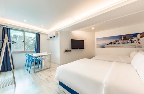 Gangneung Hotel | Gangneung Gyeongpodae Santorini