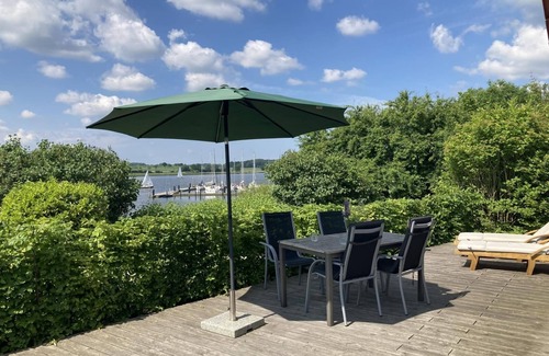 Kosel House | Gemütliches Ferienhaus am Wasser mit Schleiblick