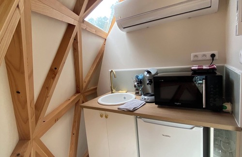 Favieres Cabin | Geodesic dome with spa in the Baie de Somme