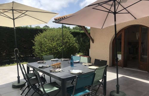 Gaillan-en-Medoc House | Gite 8-10 P, private pool, large garden, Surf, 15 min Montalivet Vignoble Médoc