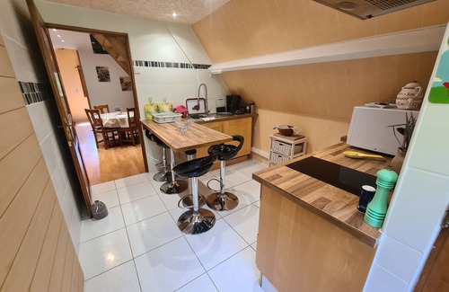 Etaples Apartment | Gite de 103 m² au Borde de mer Etaples le Touquet Billard Baby Foot Home Cinéma