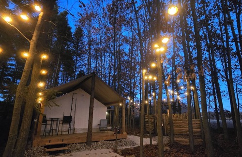 Mono RV Rental | Glamping by Lavender Farm, Brewery, Mono Cliffs, Hockley Valley