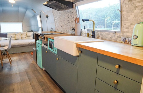 Cochecton House | Glamping in Vintage Airstream with modern comforts with private pond access.
