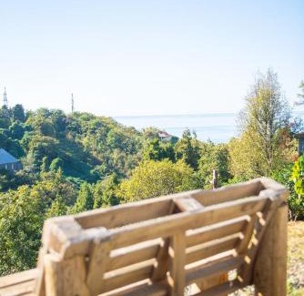 Kobuleti Ski Chalet | GoldenSeaView TreeHouse with Small Private Pool