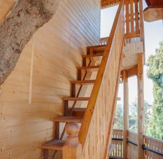 Kobuleti Ski Chalet | GoldenSeaView TreeHouse with Small Private Pool