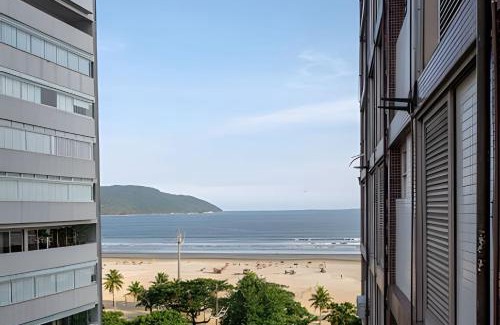 Santos Apartment | Gonzaga Beach Vibes: Pé na Areia com 2 quartos