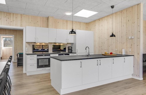 Fjellerup Strand House | Gorgeous home in Glesborg with kitchen