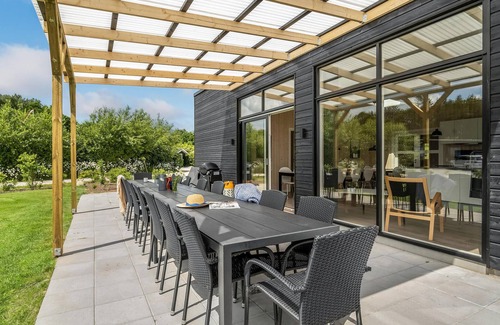 Fjellerup Strand House | Gorgeous home in Glesborg with kitchen