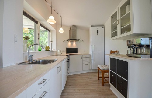 Knebel House | Gorgeous home in Knebel with sauna