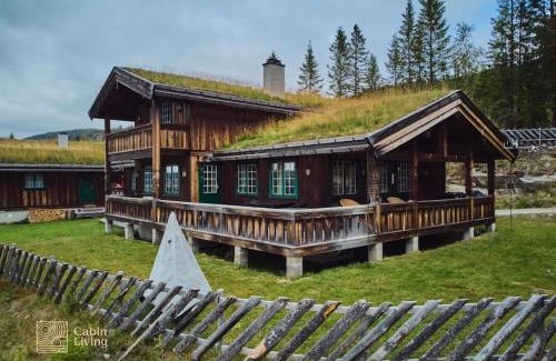 Nes House | Grand cabin at Nesfjellet with lovely view, inddor Jacuzzi & sauna