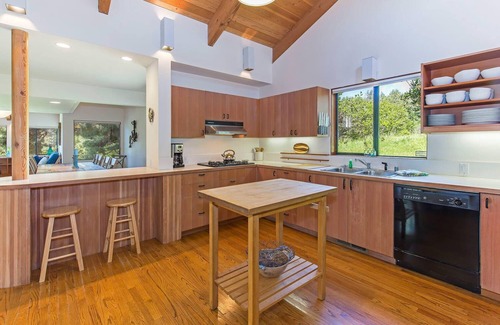 Sea Ranch Condo | Grateful Getaway Fireplace and Scenic Views