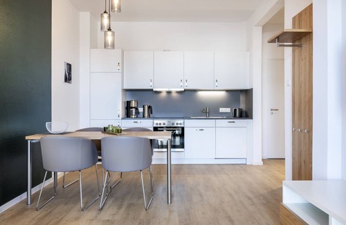 Wismar Apartment | Great harbor apartment with balcony and wonderful view of the harbor life -