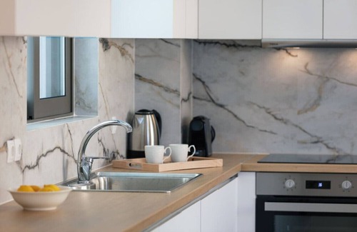 Tavronitis Apartment | Greek Sky- New modern apartment with shared pool