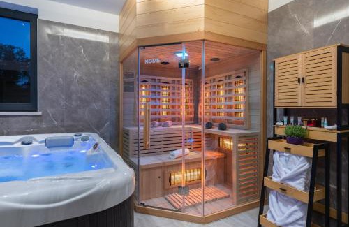 Zupanici Villa | Green Luxury II with heated pool, jacuzzi & sauna
