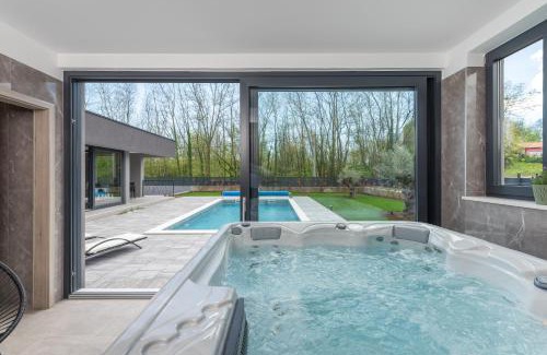 Zupanici Villa | Green Luxury II with heated pool, jacuzzi & sauna