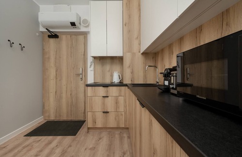 Krzyki Apartment | Grey and Beige Apartment by Renters