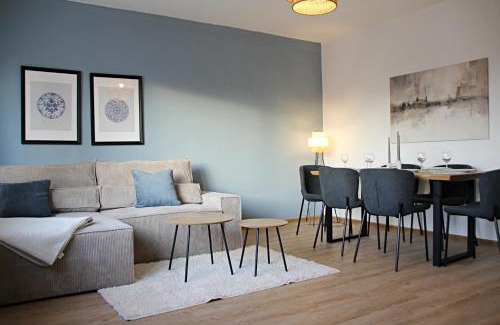 Hamm Apartment | Große 6 Personen Wohnung I Balkon I zentral I Boxspringbett I Wifi
